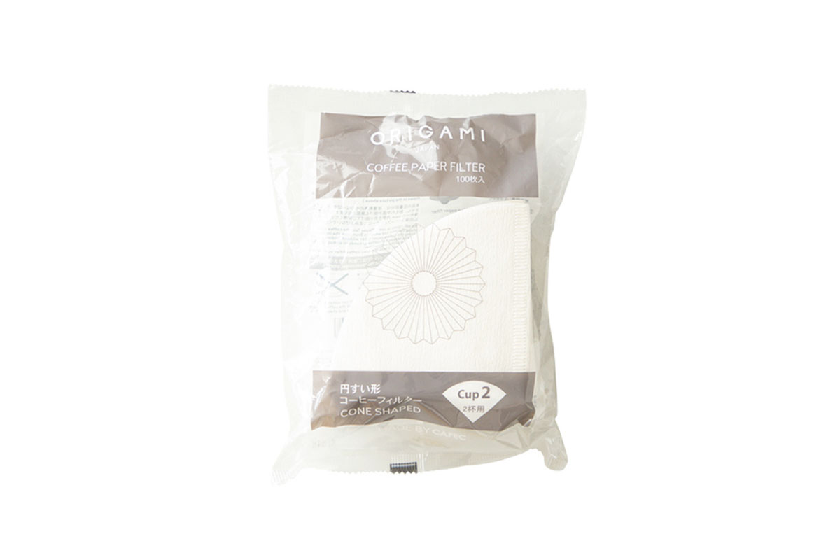 Coffee Filter Papers | Cone Shaped | 100 Pack Bag | ORIGAMI