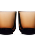 Fellows Pirch Glasses | Artisanal Espresso Glassware for Perfect Sips - Amber - Cappuccino