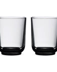Fellows Pirch Glasses | Artisanal Espresso Glassware for Perfect Sips - Smoke - Latte