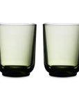 Fellows Pirch Glasses | Artisanal Espresso Glassware for Perfect Sips - Woodland - Latte