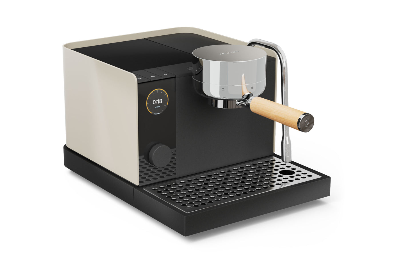 Espresso Series 1 Espresso Machine | Fellow Sesame + Maple SERIES1_LEFT_SESAME__processed_1_bd751666-15d9-4110-8a11-750c4d305a9a