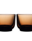 Fellows Pirch Glasses | Artisanal Espresso Glassware for Perfect Sips - Amber - Cortado