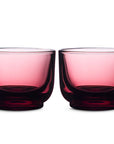 Fellows Pirch Glasses | Artisanal Espresso Glassware for Perfect Sips - Garnet - Cortado