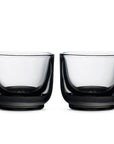 Fellows Pirch Glasses | Artisanal Espresso Glassware for Perfect Sips - Smoke - Espresso