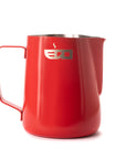 Milk Pitcher Jug | edo barista 600ml 20oz Coral Red edo-milk-pitcher-large-red