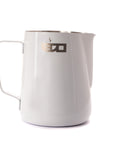 Milk Pitcher Jug | edo barista 600ml 20oz White edo-milk-pitcher-large-white