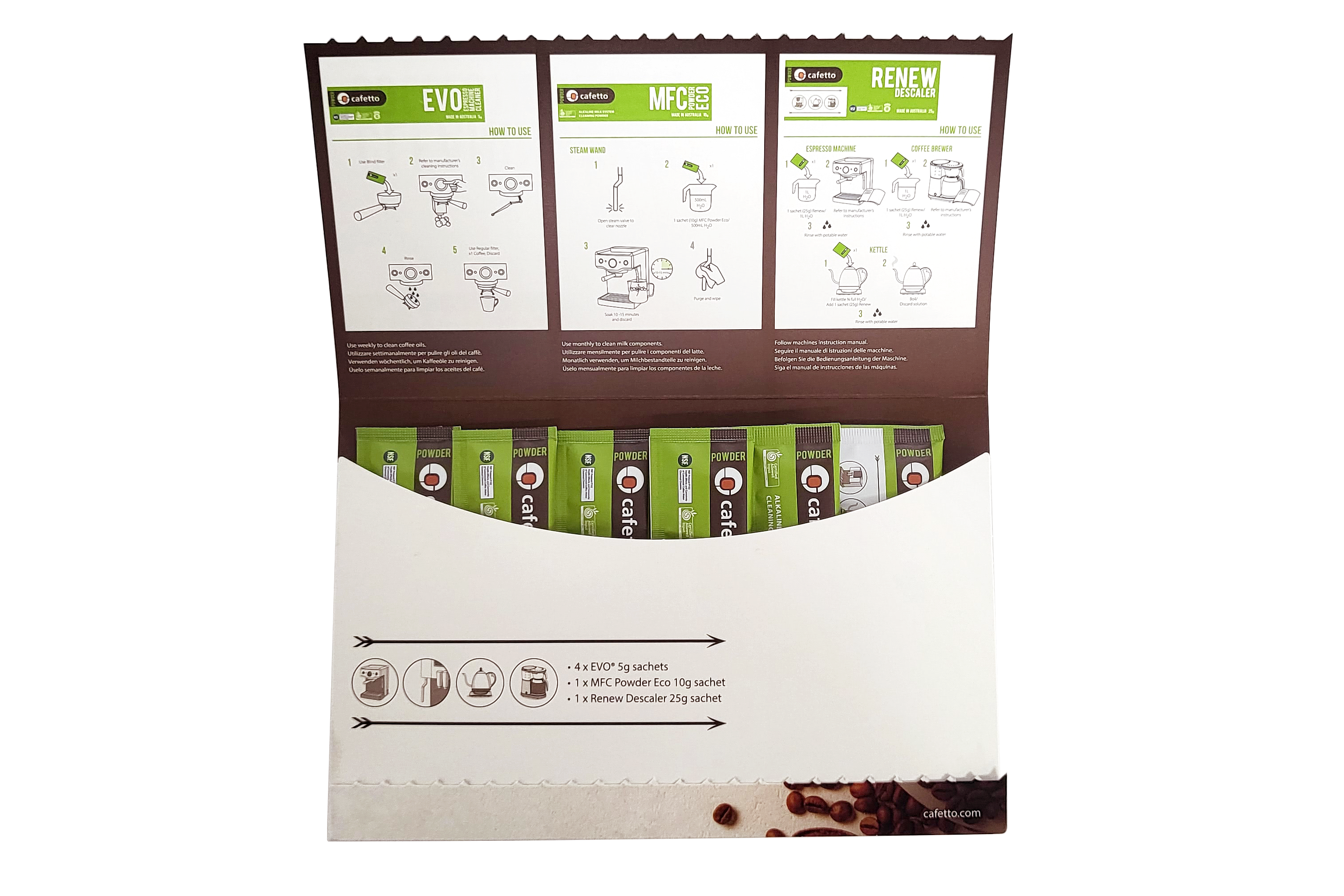 Home Cleaning Collection Sachet Kit | Cafetto – Coffee Merch