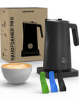 NanoFoamer Pro Hands-Free Milk Foamer - Black | Subminimal
