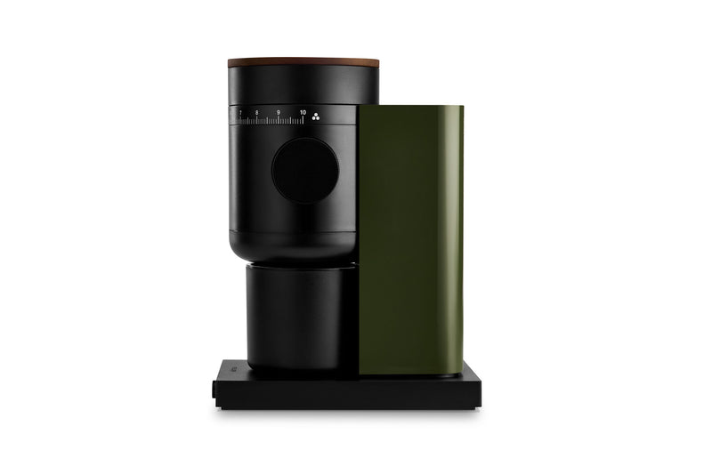 Opus 2 Conical Burr Grinder | Fellow Woodland + Walnut Opus2_Woodland_Side-ES