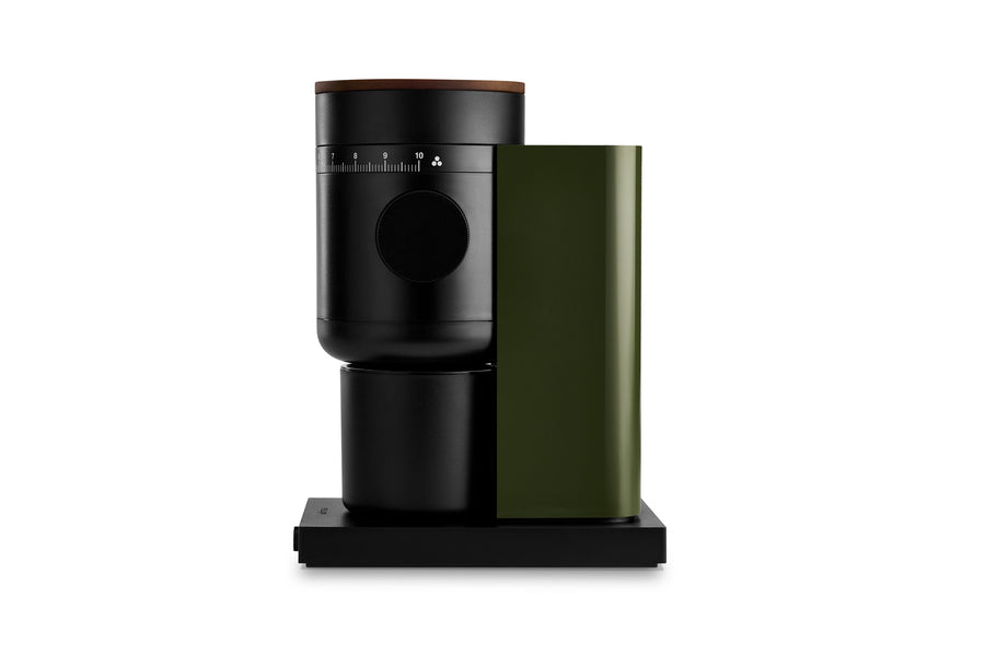 Opus 2 Conical Burr Grinder | Fellow Woodland + Walnut Opus2_Woodland_Side-ES