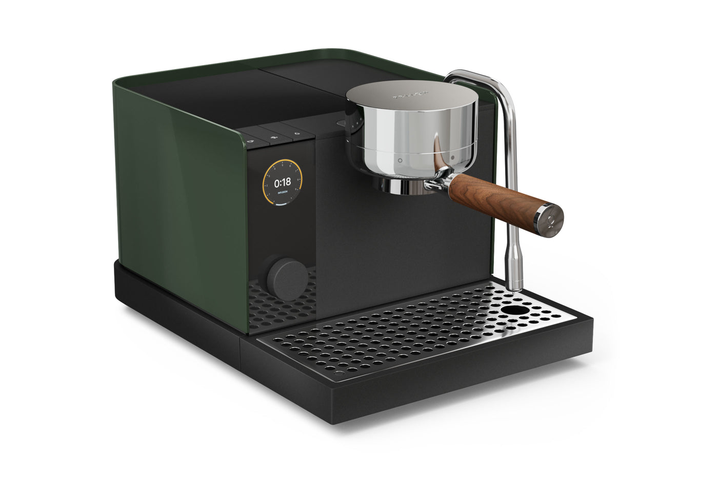 Espresso Series 1 Espresso Machine | Fellow Woodland + Walnut SERIES1_LEFT_WOODLAND__processed_1_17aa8903-cecf-4af2-b22e-2b825e0926bd