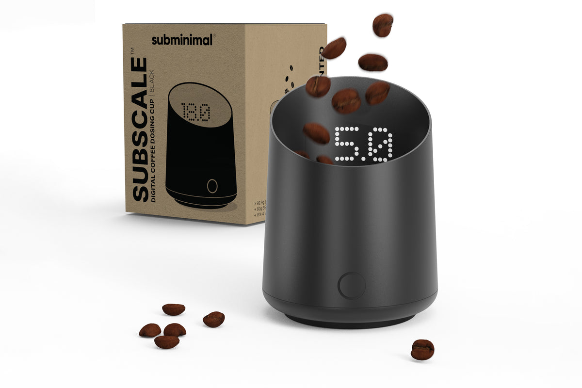 SubScale Coffee Dosing Cup Scale - Black | Subminimal – Coffee Merch