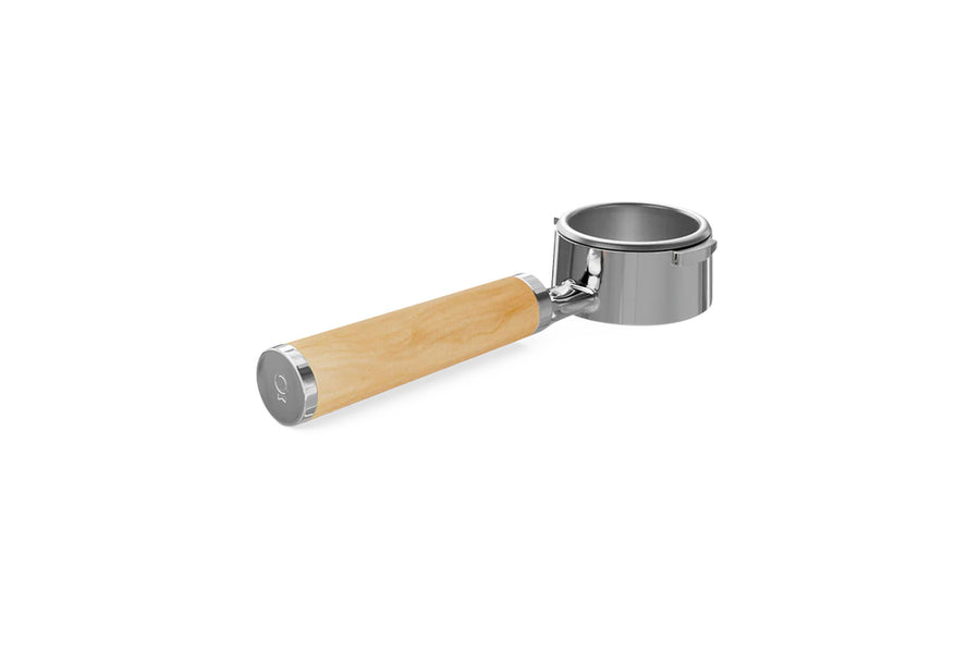 Espresso Series 1 Bottomless Portafilter 58mm Maple Handle | Fellow fellow-bottomless-portafilter-maple