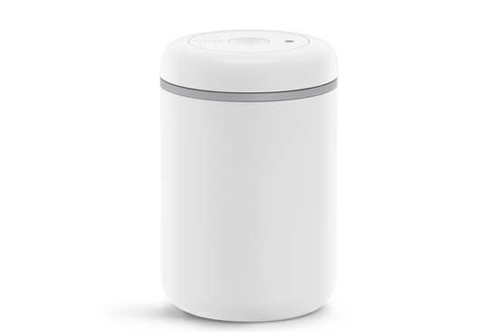 Fellow Atmos Vacuum Sealed Canister | Matte White