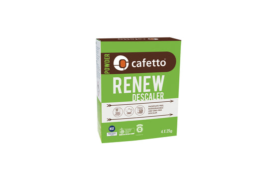 Cafetto Renew Descaler - 4x25g Sachet Box