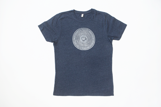 Load image into Gallery viewer, La Marzocco Navy George Bates Tee | Unisex
