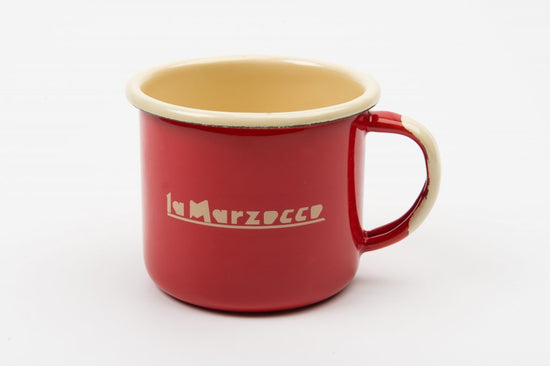 La Marzocco On The Road Red Enamel Mug