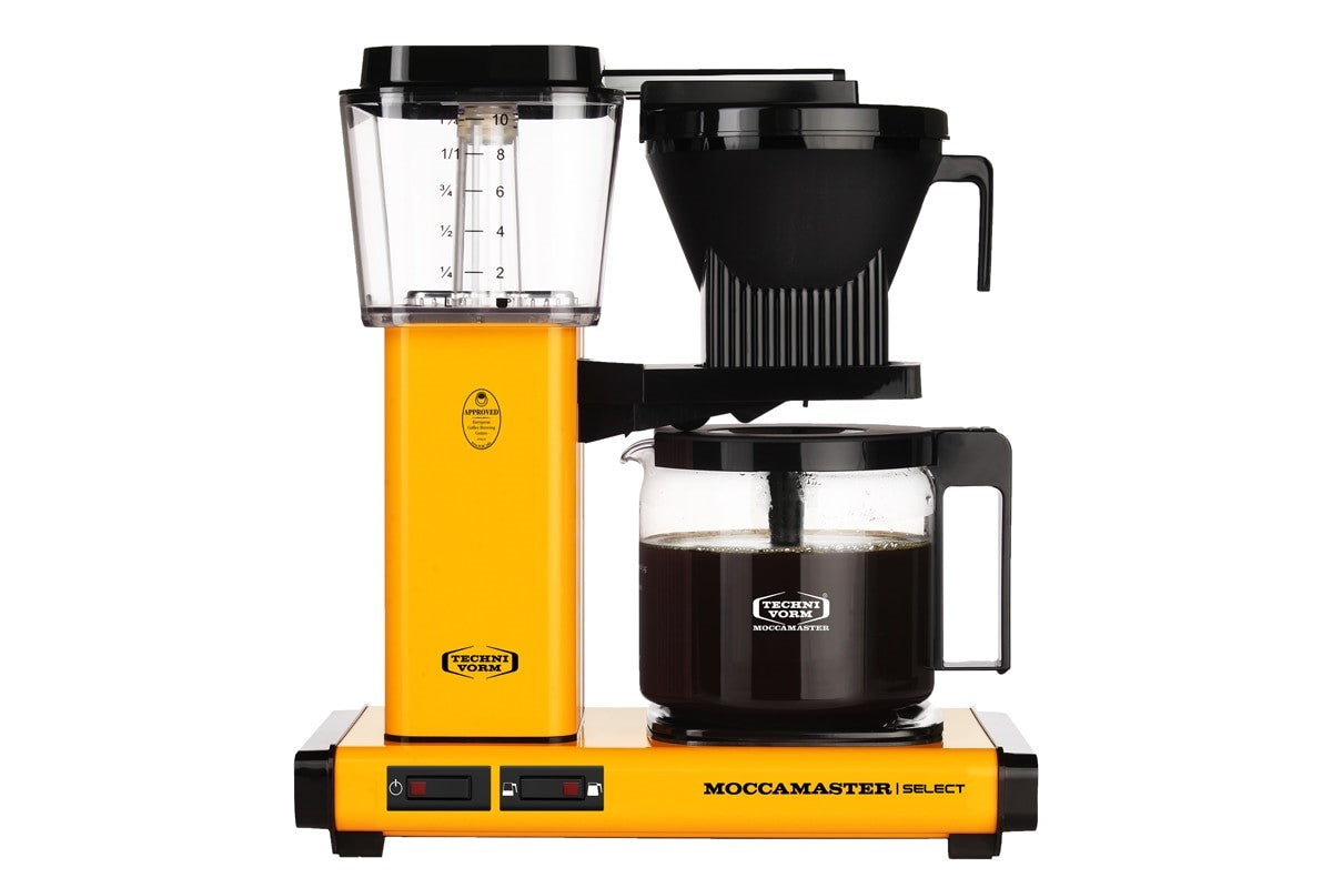 Moccamaster KBG Select Filter Coffee Machine | Yellow Pepper